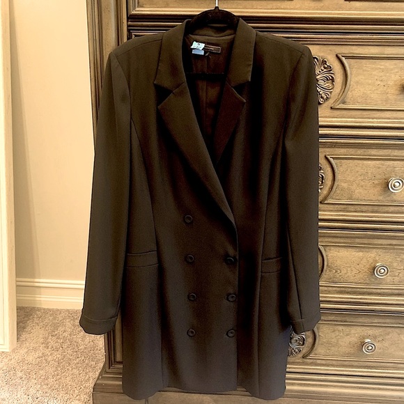 BCBGMAXAZRIA Double Breasted Blazer Dress size L - Picture 1 of 4